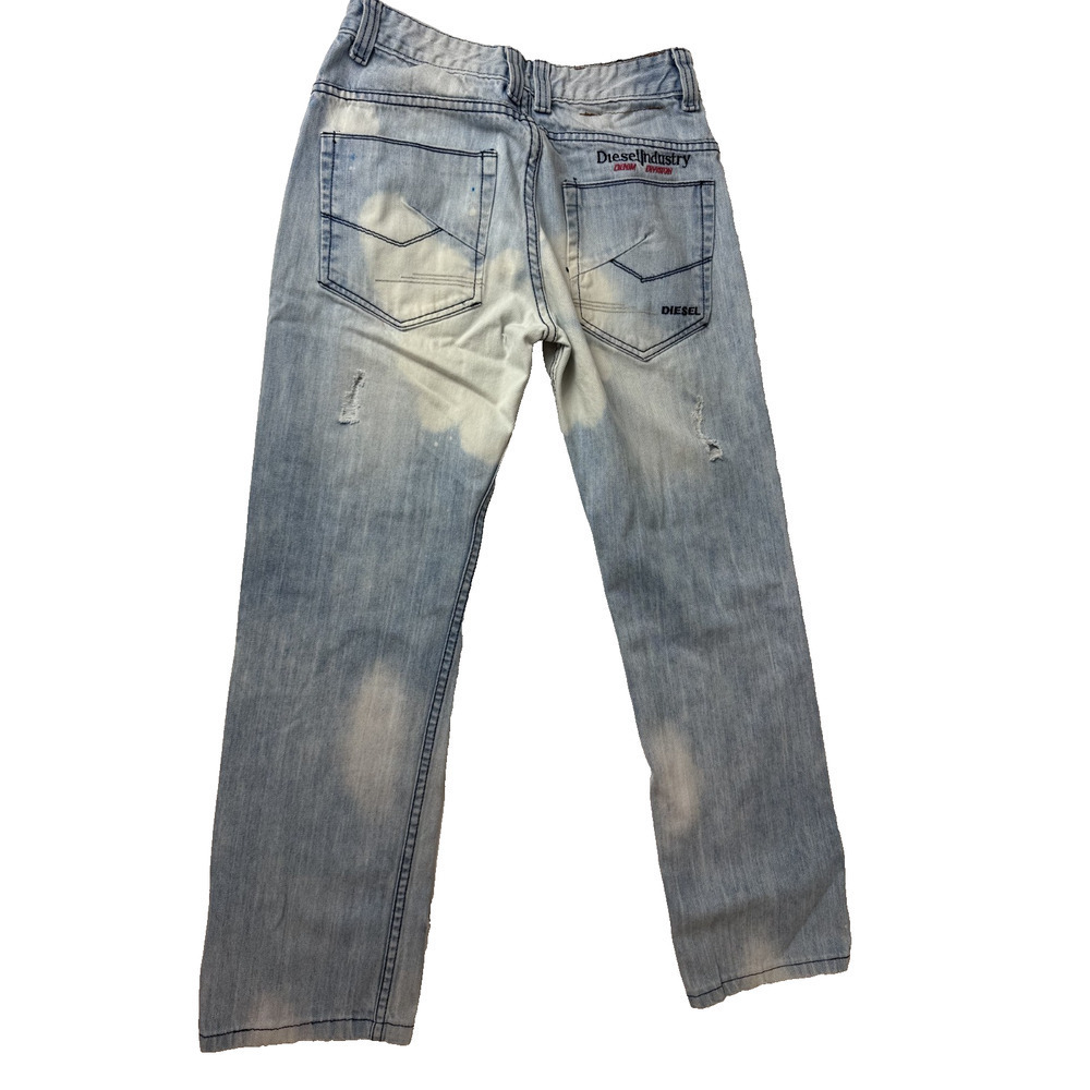 Y2K Diesel Jeans Streetwear Grunge Hip Hop Straight 90s Acid Wash Men's Size 30